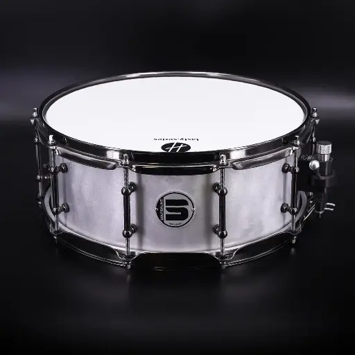 [CCL-TSS-Noir/AluSablé 14x5,5] Caisse claire Aluminium TSS "Touch Sensitive Sound" 14" x 5.5" Black Sablé