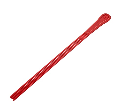 [TBRS-R] BAGUETTE MEINL 3 BRINS TAMBORIM, ROUGE