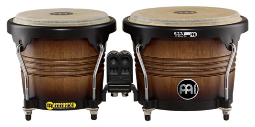 [FWB190ATB] BONGOS MEINL BOIS 6.75/8" ANTIQUE BURST