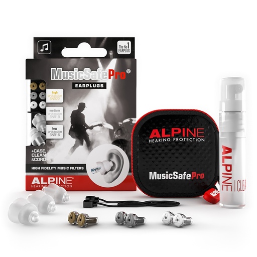 [MSAFEPRO-TR] BOUCHONS ALPINE MUSICSAFE PRO TRANSP.