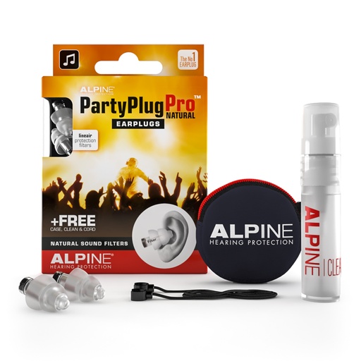 [PPLUG-PRO-NT] BOUCHONS ALPINE PARTYPLUG PRO NATURAL