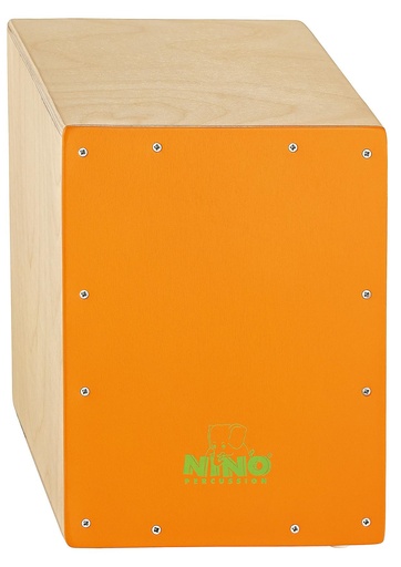 [NINO950OR] CAJON NINO 13", BOULEAU, FACADE ORANGE