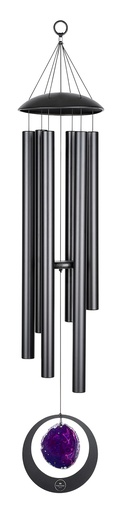 [MCDT50ABK] CHIMES SONIC ENERGY AGATE 50", NOIR