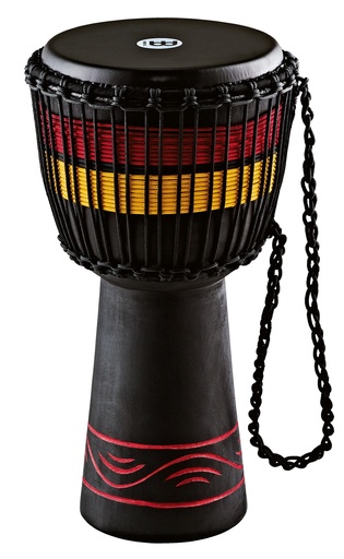 [ADJ7-M] DJEMBE MEINL EARTH 10" NOIR ROUGE JAUNE