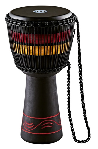 [ADJ7-L] DJEMBE MEINL EARTH 12" NOIR ROUGE JAUNE