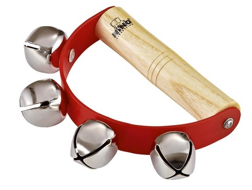 [NINO962] GRELOT NINO 4 CLOCHETTES, ROUGE