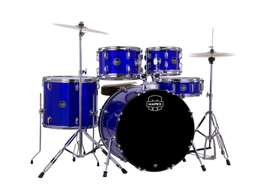 [CM5294FTCIB] Batterie complète MAPEX Comet + 2 Cymbales ROCK - GC22