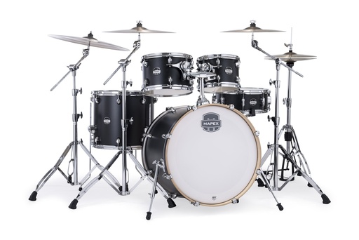 [MM529SFKD] Batterie MAPEX Mars maple pop rock 5f matte black Rock - GC22