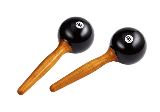 [PM1BK] MARACAS MEINL RONDS PLASTIQUE NOIR