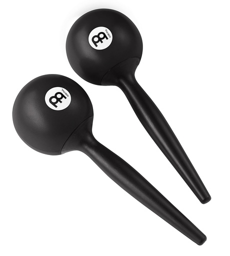 [PM3BK] MARACAS MEINL RONDS PLASTIQUE NOIR