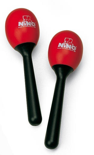 [NINO569R] MARACAS NINO PLASTIQUE OVALES