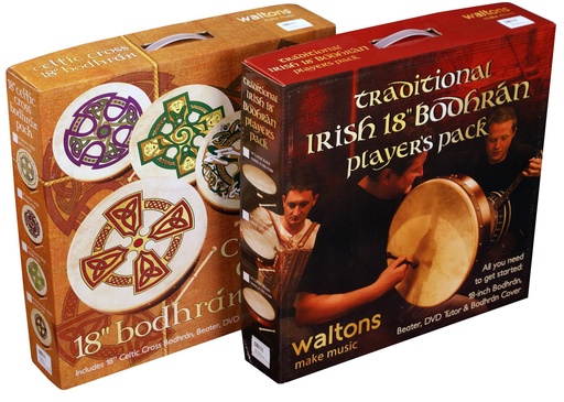 [P1900-18BR] PACK WALTONS BODHRAN 18" CLASSIC