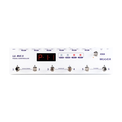 [PCL6MKII] PEDALIER MOOER CONTROLLER L6 MKII BLANC