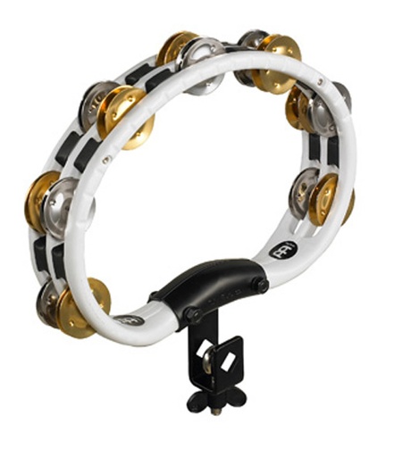 [TMT2MWH] TAMBOURIN MEINL ABS DEMI-LUNE BLANC