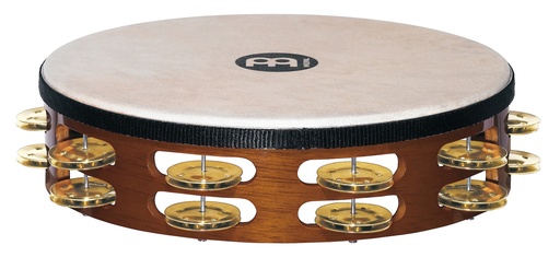 [TAH2B-AB] TAMBOURIN MEINL BOIS AVEC PEAU BRUN