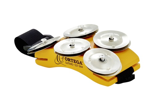 [OSSFT] TAMBOURIN PIED AVEC CYMBALETTES ORTEGA