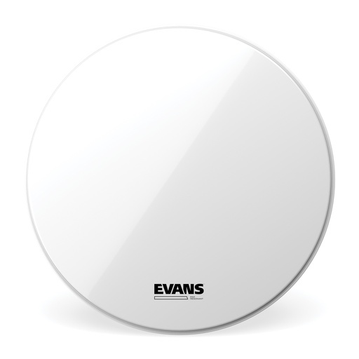 [BD20RSW-NP] EVANS EQ3 Resonant Smooth White Bass Drum Head, No Port, 20 "