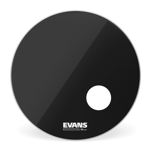 [BD18RB] EVANS EQ3 Resonant Black Bass Drum Head, 18 "
