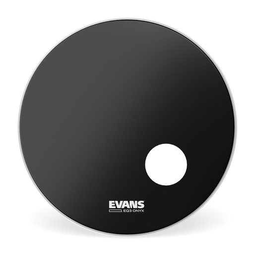 [BD26RONX] EVANS Onyx Resonant Bass Drum Head, 26 "