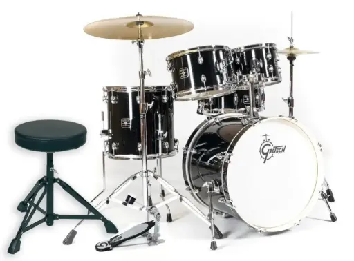 [GR801.340] Batterie complète GRETSCH  + 2 Cymbales PAISTE Energy Essentiel FUSION - GC20
