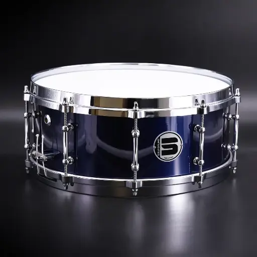 [CCL-TSS-ChromeNuit-14x5,5] Caisse claire Aluminium TSS "Touch Sensitive Sound" 14" x 5.5" Bleu Nuit métallisé