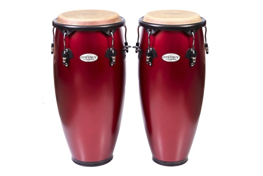 [TO801.092] Congas Synergy Wood Conga Set rouge mat
