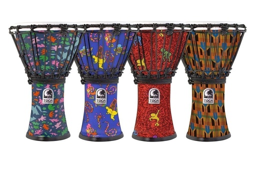[TO803.188] Djembe Freestyle accord par corde Ciel gris mat