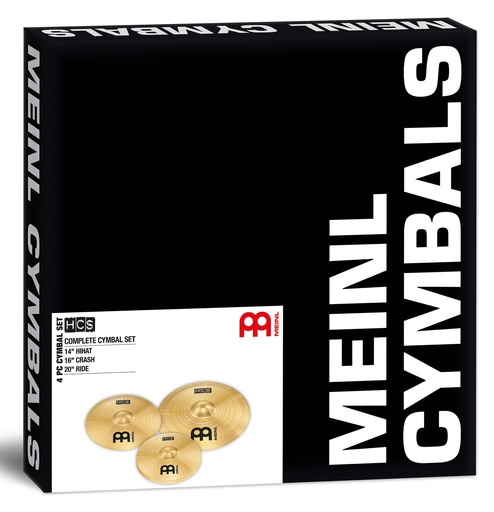 [BCS141620] JEU MEINL BCS 3 CYMBALES 14/16/20""