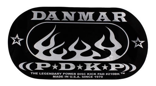 [DAN-210DKF] 210DKF - Pad Autocollant Grosse Caisse Double pédale - Flamme