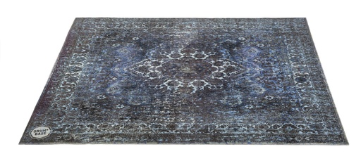 [DNB-VPCLB-BLU] VPCLB-BLU - Tapis Vintage Persian Club Series 1.63 x 1.42m Antidérapant - Blue